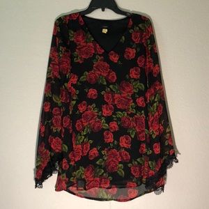 Lumière Roses dress